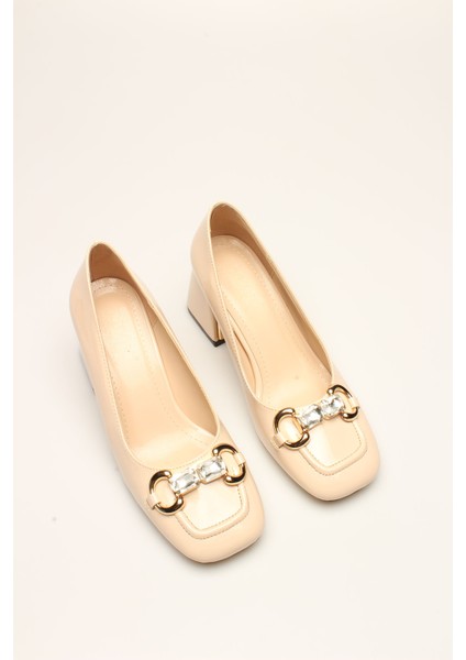 Idil Bej Rugan Taşlı Kadın Topuklu