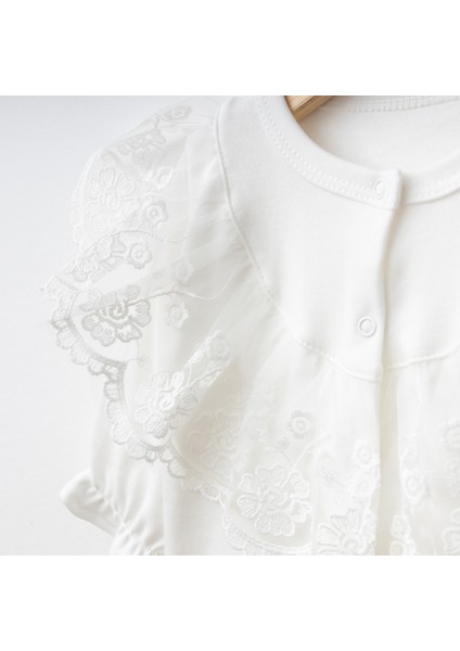 Kız Bebek Mevlütlük Tulum Bandanalı Dantelli fiyatları