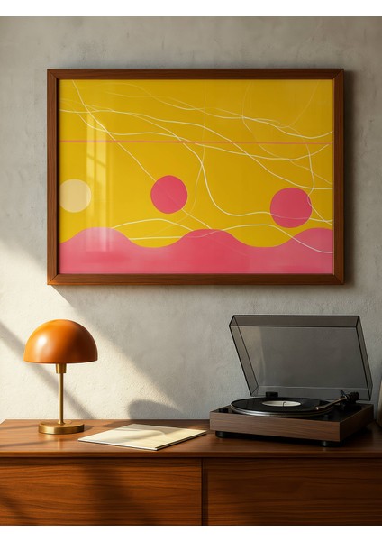 Pembe Sarı Rüya Dijital Baskı Poster (Çerçevesiz) fiyatları