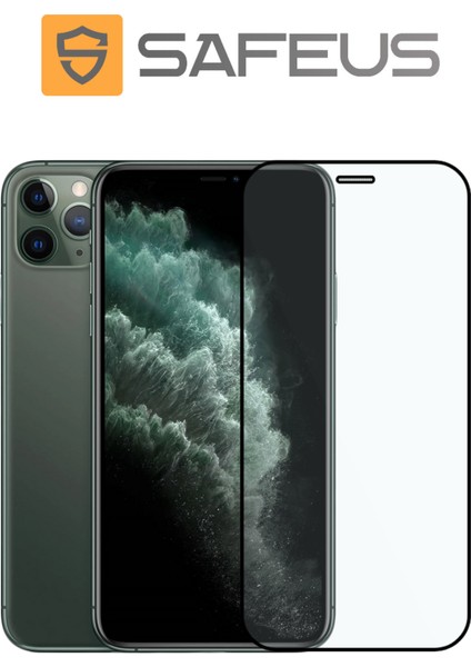 iPhone 11 Pro Max Tam Kaplayan Toz Filtreli Parmak İzi Bırakmayan Safir Ekran Koruyucu Cam