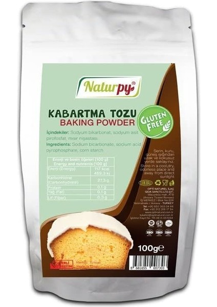 Naturpy Kabartma Tozu 100 gr
