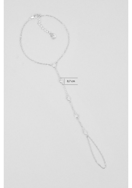 Mira 18 Ayar Beyaz Altın Kaplama 22 cm Gümüş Şahmeran modelleri