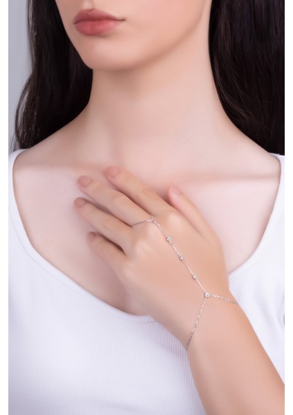 Mira 18 Ayar Beyaz Altın Kaplama 22 cm Gümüş Şahmeran fırsatları