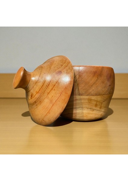 🍒✨ El Yapımı Kiraz Ağacından Ahşap Şekerlik modelleri