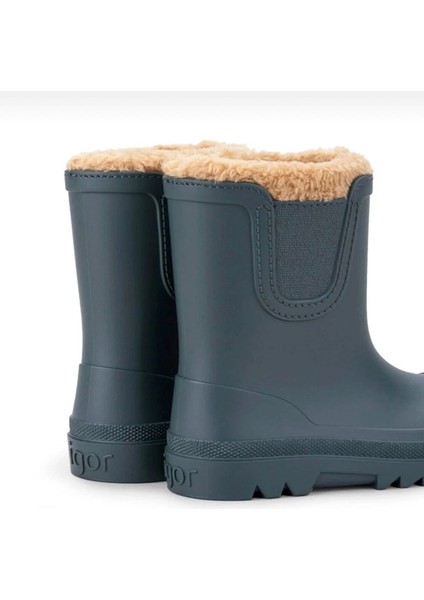 Verona Borreguıto Petrol Rengi Kürklü Çocuk Bot