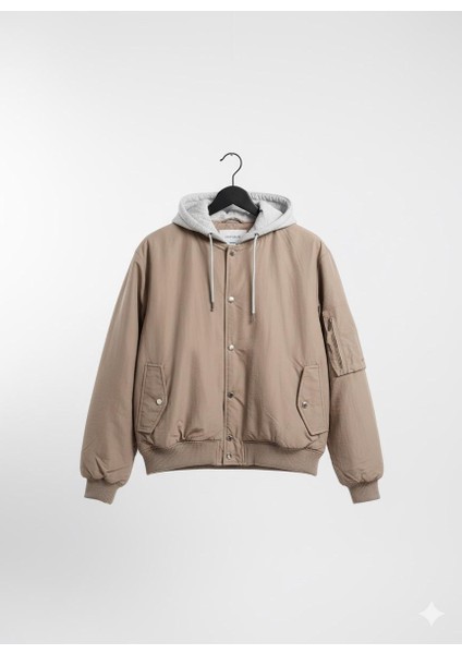 Oversize Kapişonlu Bomber Ceket modelleri