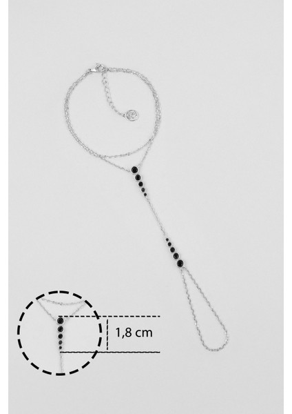 Avangard Siyah Taşlı 18 Ayar Sarı Altın Kaplama 21 cm Gümüş Şahmeran modelleri