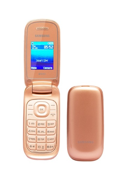 E1270 Rose Gold Samsng Kapaklı Tuşlu Telefonu