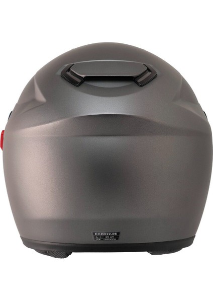 Motosiklet Kaskı Ce Sertifikalı Güneş Vizörlü Full Face Mat Titanyum Kask modelleri