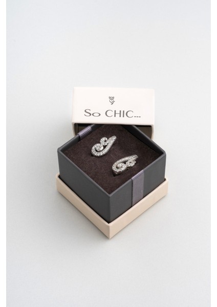 Mira Işıltısı 18 Ayar Beyaz Altın Kaplama Gümüş Küpe indirimleri