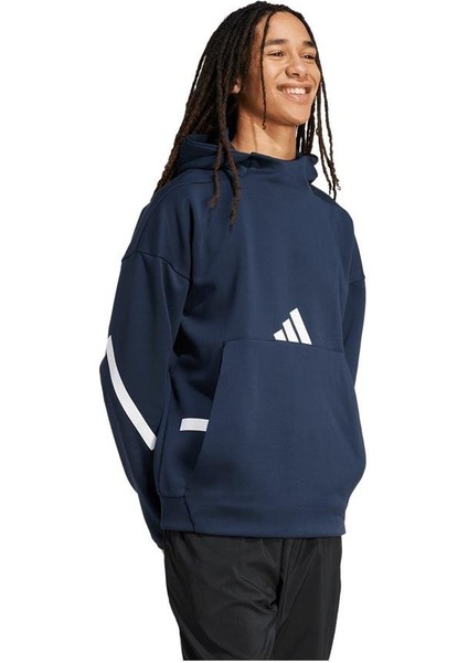 Erkek Mavi Sweatshirt M Z.N.E. HD JW4729