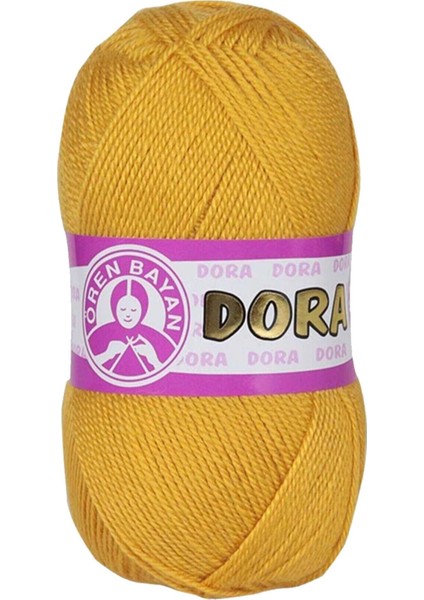 1 Adet Dora El Örgü Ipi Yünü 100 gr 102 Sarı