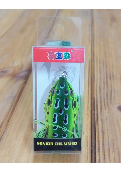 Senior Chummed Silikon Kurbağa Yeşil Renk