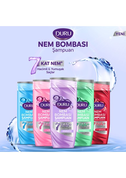Nem Bombası Tüm Saçlar Için Şampuan 400 ml & Saç Kremi 385 ml indirimleri