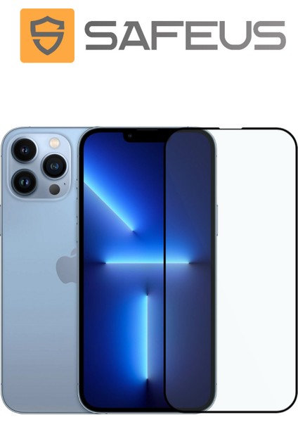 iPhone 13 Pro Tam Kaplayan Parmak İzi Bırakmayan Safir Ekran Koruyucu Cam