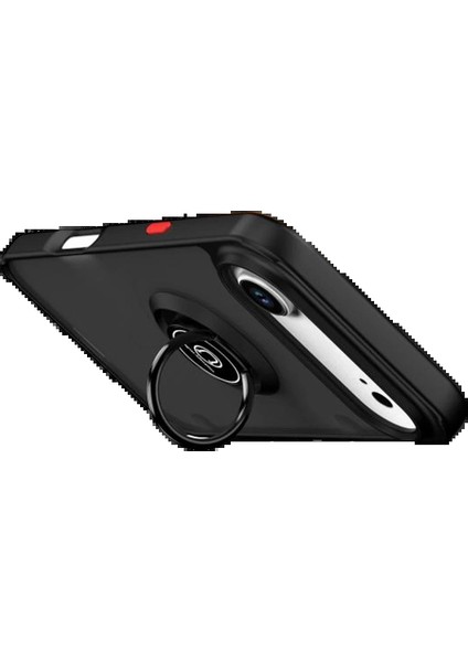 CPT05 Apple iPhone 17 Air Montreal Yüzüklü Silikon Kapak - Siyah modelleri