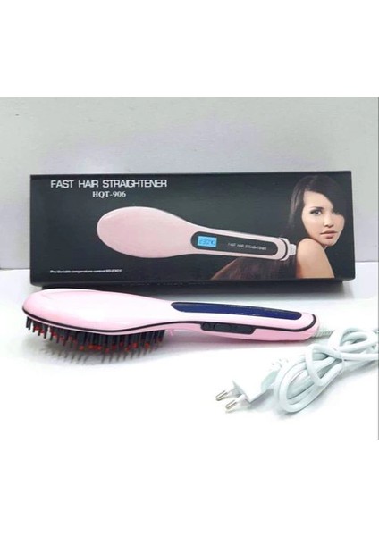 Fast Haır Straıghtener HQT-906 Derece Göstergeli Saç Düzleştiri (5148)