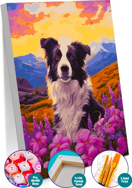 Max ve Çiçekler Sayılarla Boyama Seti