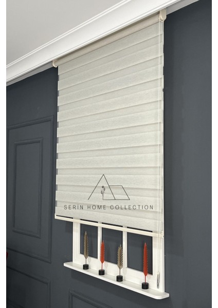 Krem Bambu Zebra Stor Perde (Dayanıklı Alüminyum Kasa) fırsatları