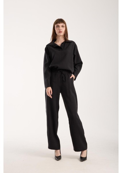 Ipeksi Yumuşaklıkta Modal Kumaş Rahat Kesim Pantolon fırsatları