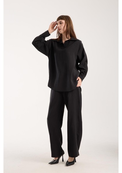 Ipeksi Yumuşaklıkta Modal Kumaş Rahat Kesim Pantolon