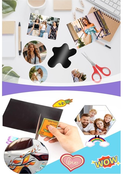 A4 Magnet Tabaka 5 Adet Manyetik Mıknatıs Levha 20X30 cm Esnek Kaliteli Foto Magnet Fotoğraf Resim Metal Yüzeye Yapışma fırsatları