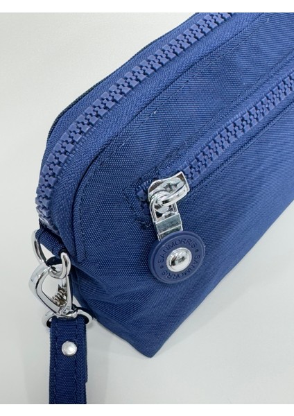 Glc Sanmorris El ve Çapraz Askılı 2 Bölmeli Metal Fermuarlı Kartlık ve Bozuk Para Gözlü Cüzda fırsatları