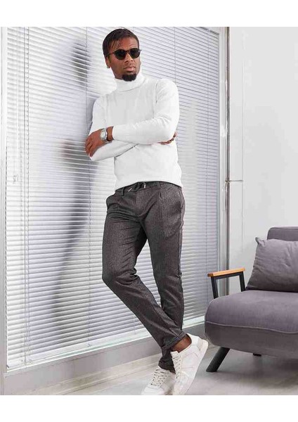 Kışlık Erkek Slım Fıt Yüksek Kaliteli Jogger Pantolon Likralı fırsatları