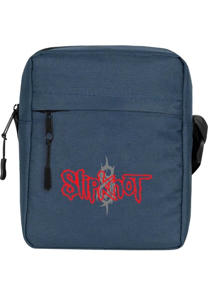 Slipknot Logo Omuz Çantası Lacivert Renk