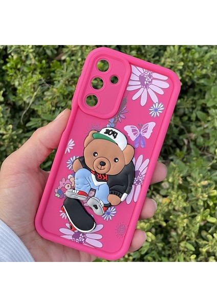 Samsung Galaxy A05S Kılıf Ayıcıklı Darbe Önleyici Silikon Kapak