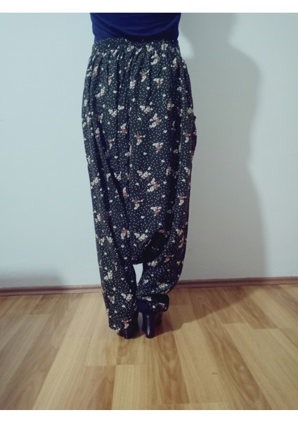 Adana Şalvarı Viskon Basma Kumaş, Otantik Bohem Desenli Cepli Şalvar %100 Pamuk modelleri