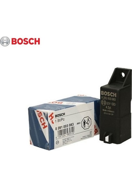 Bosch 12V Isıtma Kızdırma Rölesi Audı-Mercedes-Opel-Seat-Skoda-Volkswagen-Jeep-Dodge-Chrysler-Chevrolet