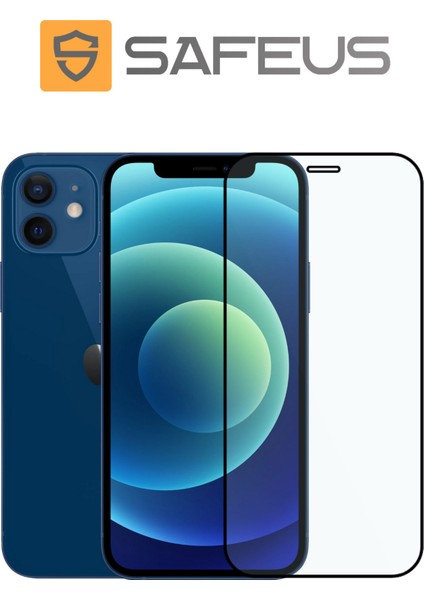 iPhone 12 Tam Kaplayan Parmak İzi Bırakmayan Safir Ekran Koruyucu Cam