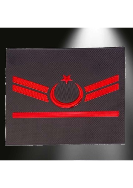 Jandarma Asayiş Uzman Çavuş 1 Kademeli 3D Plastik Tpu Rütbesi, Bir Çift, Yeni Tip, Cırtlı