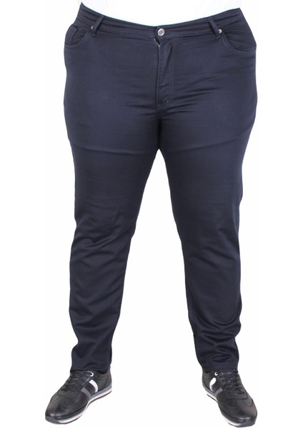 Mocgrande Büyük Beden Klasik 5 Cep Pantolon Venedik 11916 Lacıvert