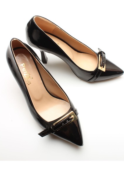 Idil Siyah Rugan Tokalı Kadın Topuklu fiyatları