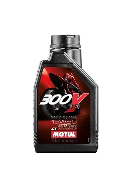 300V 15W-50 1 L - Yüksek Performanslı Motosiklet Yağı
