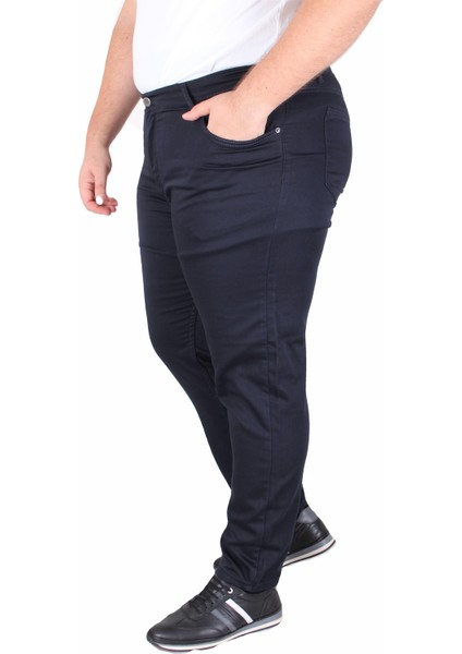 Mocgrande Büyük Beden Klasik 5 Cep Pantolon Venedik 11916 Lacıvert fiyatları