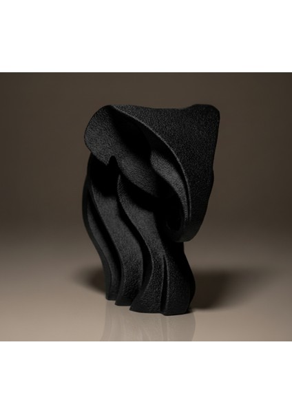 Modern Dalgalı Fil Heykeli (11 Cm) | Minimalist Ev Dekorasyonu | Pla Malzeme.3d Baskı modelleri