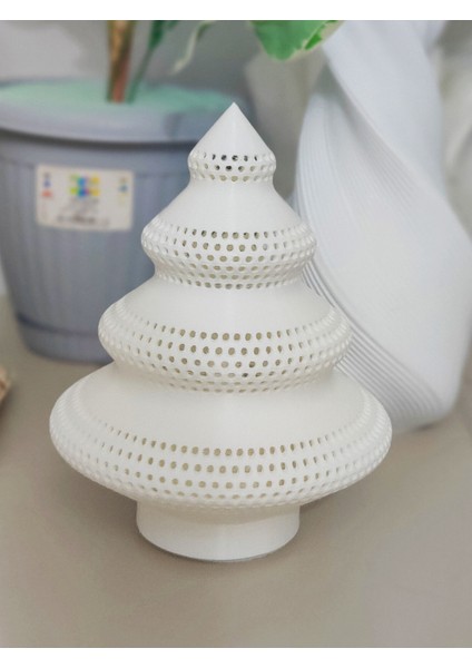 3D Baskı Spiral Desenli Ağaç Model Tealight Lamba fırsatları