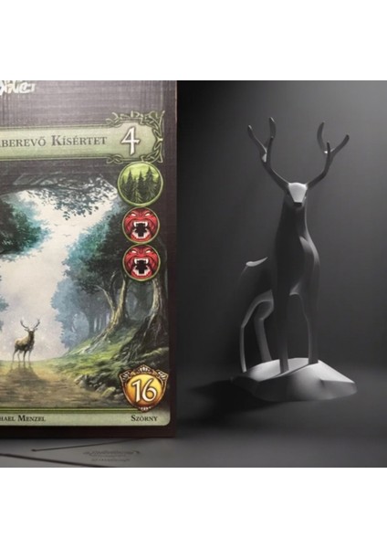 Doğal Temalı Geyik Heykeli - 3D Baskı 20 cm fiyatları
