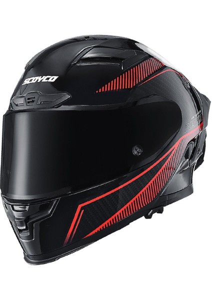 Motosiklet Kask Full Face Ce Yüksek Güvenlikli Motor Kaskı Fire Edition