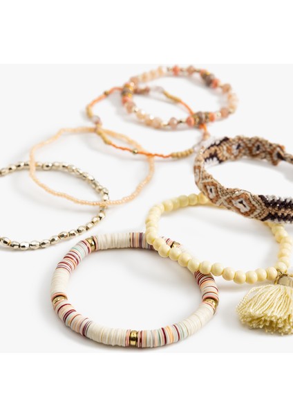 7'li Bileklik Seti Boncuklu modelleri