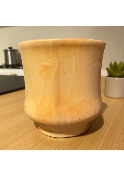 ✏️✨ El Yapımı Kavak Ağacından Ahşap Kalemlik indirimleri