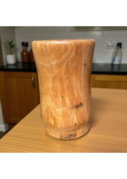 🌸✨ El Yapımı Erik Ağacından Ahşap Kalemlik fiyatları