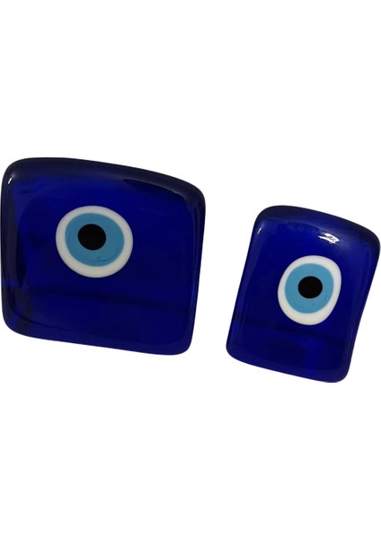 Modern Kare Nazar Boncuğu Seti 2'li – Ev & Ofis Dekoru - Pozitif Enerji ve Şık Objeler indirimleri