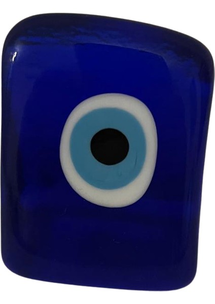 Modern Kare Nazar Boncuğu Seti 2'li – Ev & Ofis Dekoru - Pozitif Enerji ve Şık Objeler