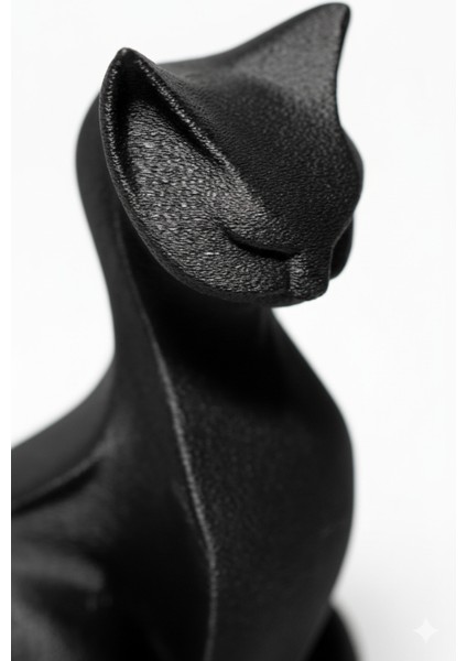 Zarif Kedi - Minimalist Heykel - 11 cm - 3D Baskı modelleri