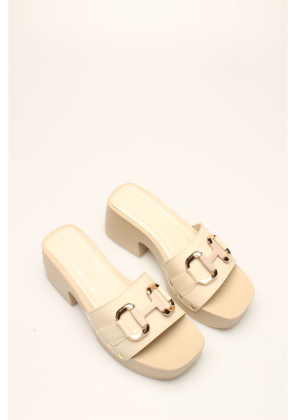 Idil Bej Cilt Tokalı Kadın Takunya