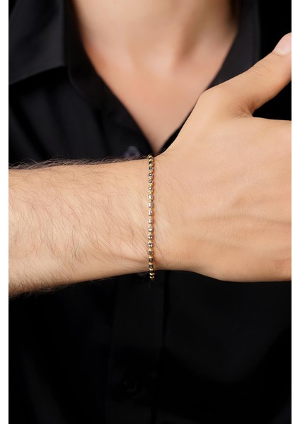 14 Ayar Altın Albert Erkek Bileklik